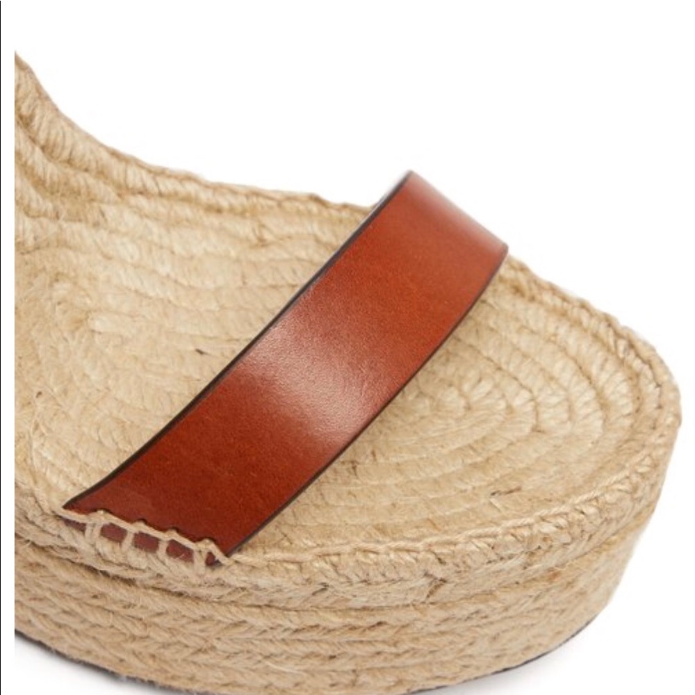 $895 Saint Laurent espadrille sandals size 39 worn once - Picture 5 of 7